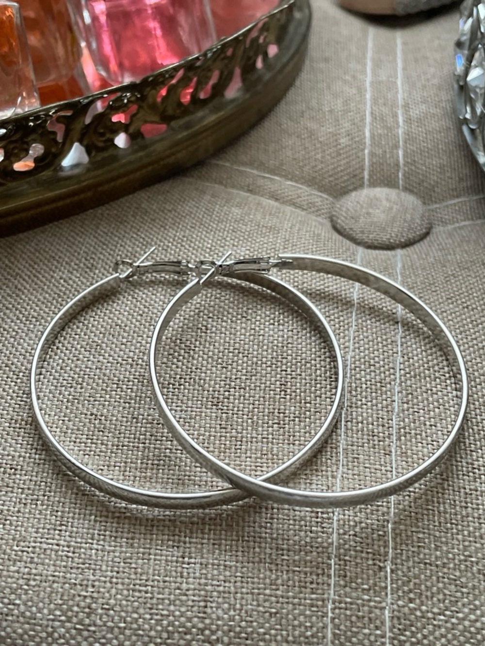 ✨Silver Large Hoop Earrings✨NEW